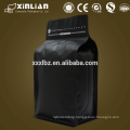 matt black foil aluminum coffee bag with valve